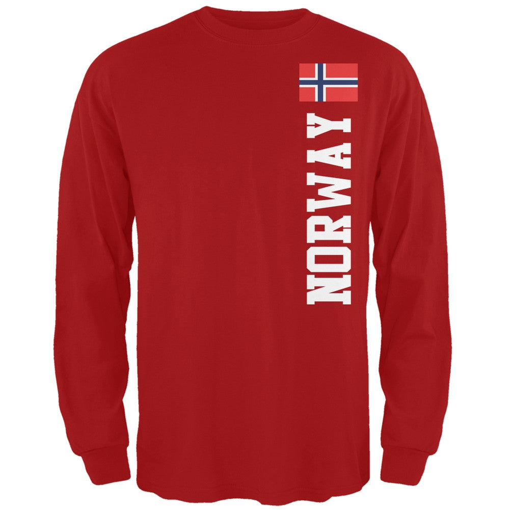 World Cup Norway Red Adult Long Sleeve T-Shirt Men's Long Sleeves FIFA   