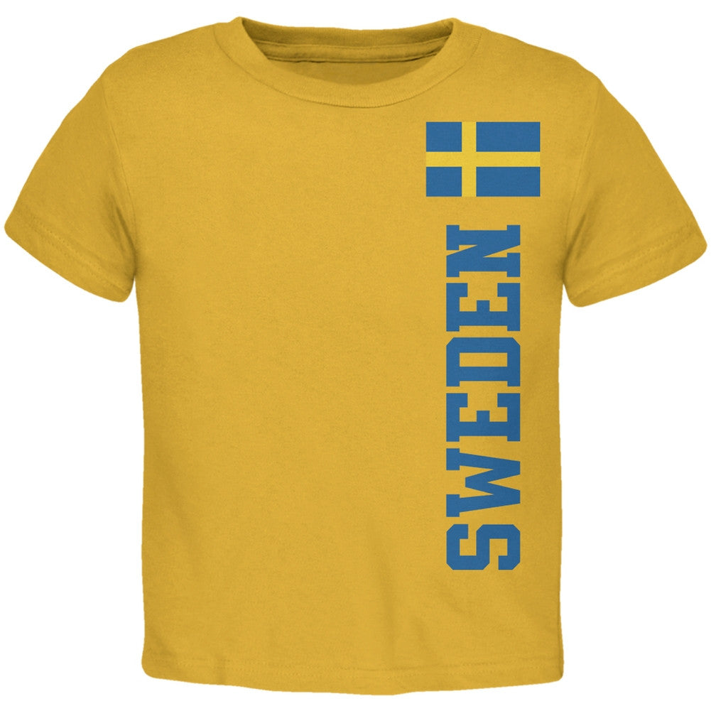 World Cup Sweden Gold Toddler T-Shirt Toddler T-Shirts FIFA   