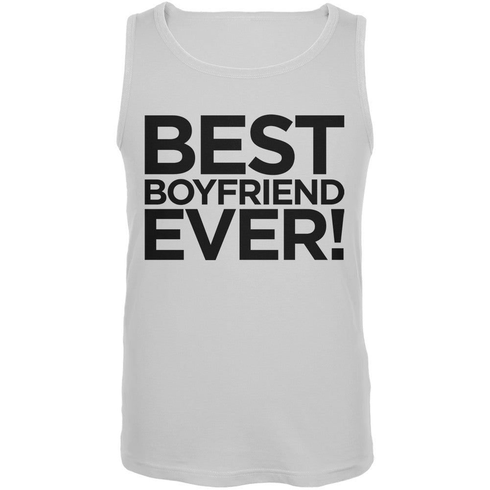 Valentine's Day - Best Boyfriend Ever Black Mens Tank Top Men's Tank Tops Old Glory   