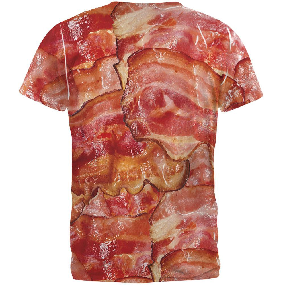 Bacon All Over Adult T-Shirt Men's T-Shirts Old Glory   