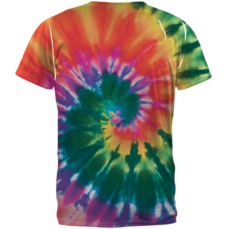 Spiral Tie Dye All Over Adult T-Shirt Men's T-Shirts Old Glory   