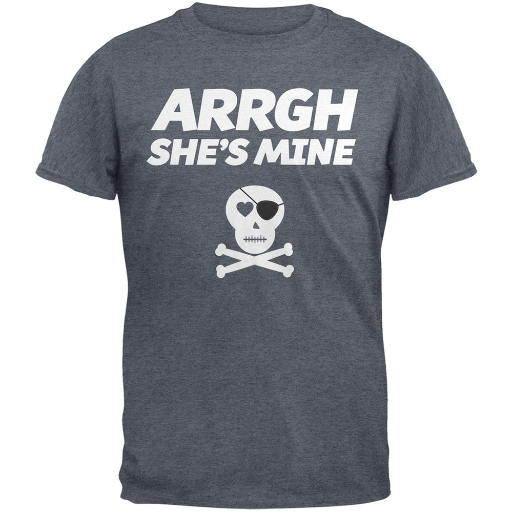 Arrgh She's Mine Black Adult T-Shirt Men's T-Shirts Old Glory   