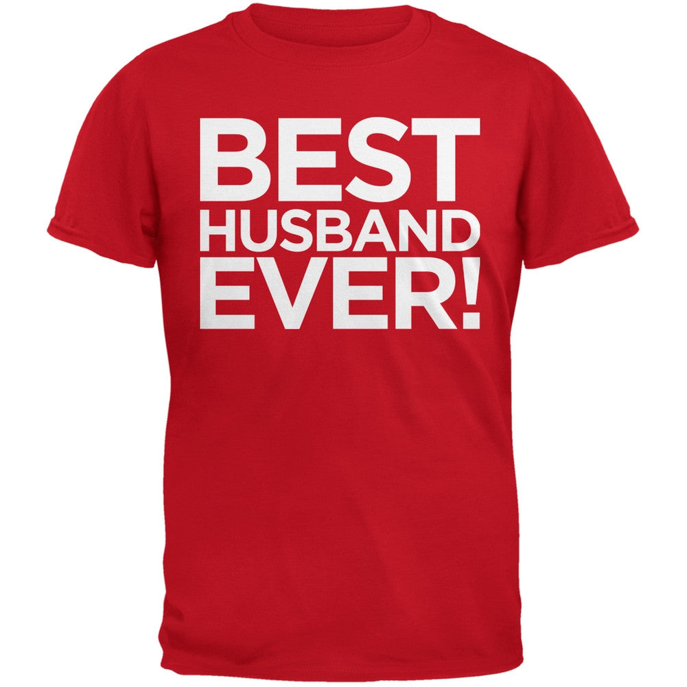 Valentine's Day - Best Husband Ever Red Adult T-Shirt Men's T-Shirts Old Glory 2XL Red 