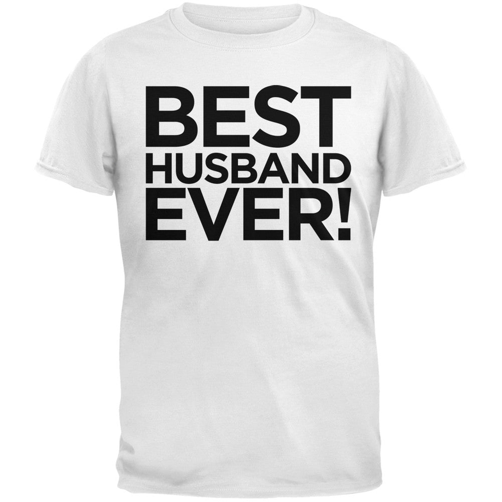 Valentine's Day - Best Husband Ever Black Adult T-Shirt Men's T-Shirts Old Glory   