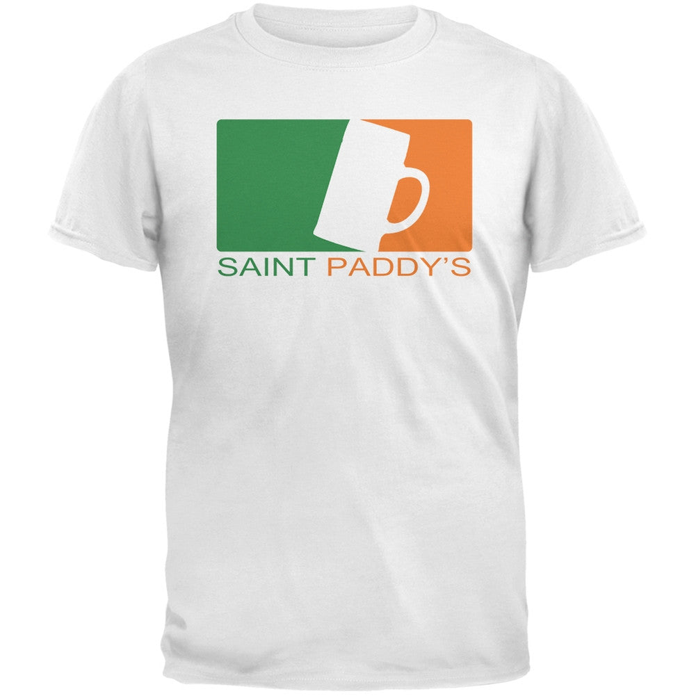 St. Patricks Day - Saint Paddy's Day Beer Mug Black Adult T-Shirt Men's T-Shirts Old Glory   