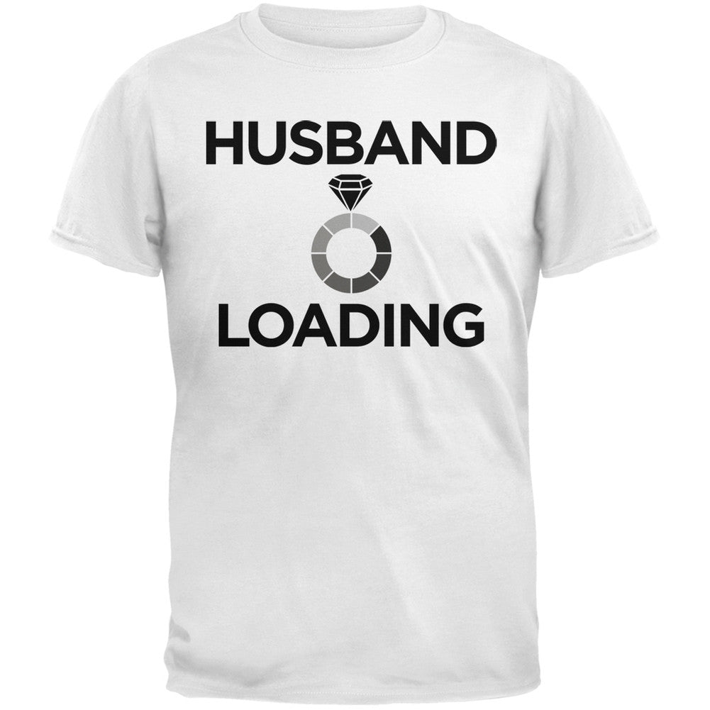 Husband Loading Black Adult T-Shirt Men's T-Shirts Old Glory   