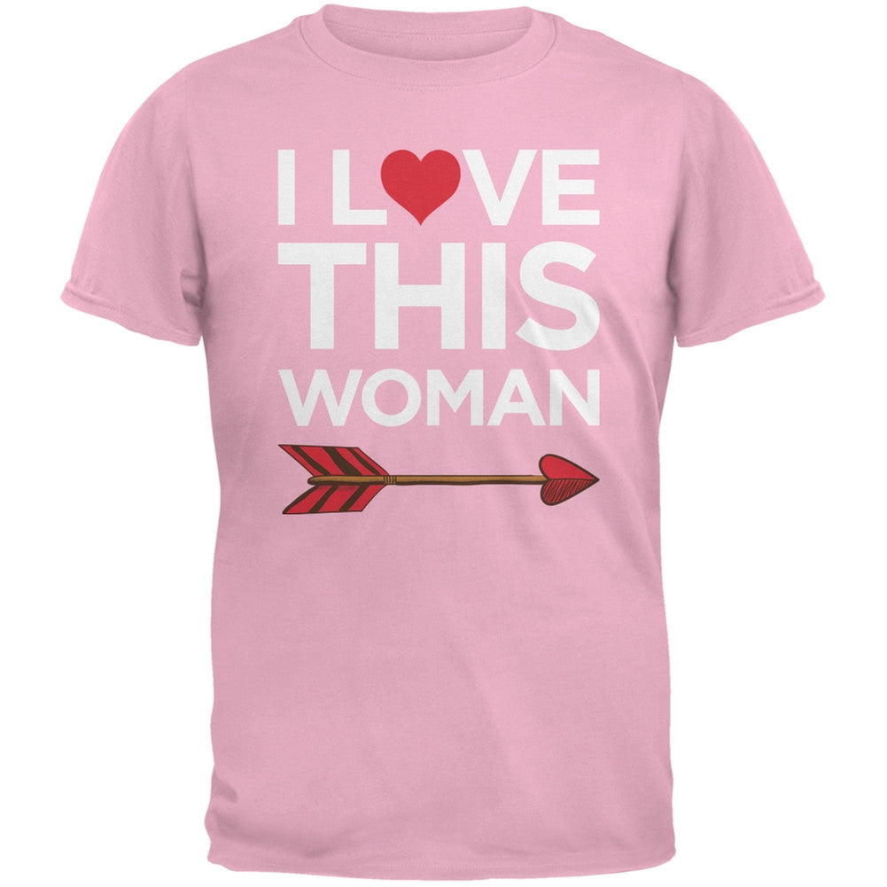 I Love This Woman Black Adult T-Shirt Men's T-Shirts Old Glory   