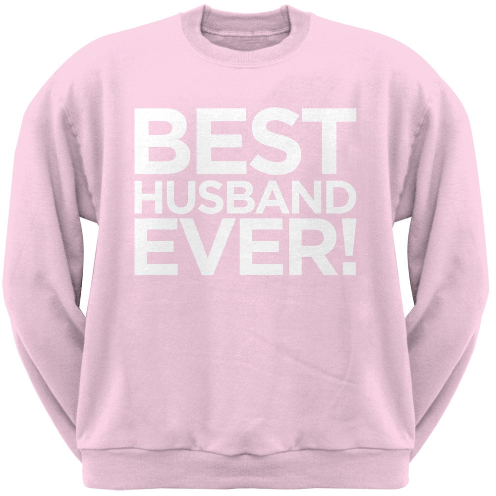 Best Husband Ever Black Adult Crew Neck Sweatshirt Men's Sweatshirts Old Glory   