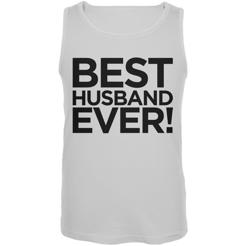 Best Husband Ever White Mens Tank Top Men's Tank Tops Old Glory 2XL White 