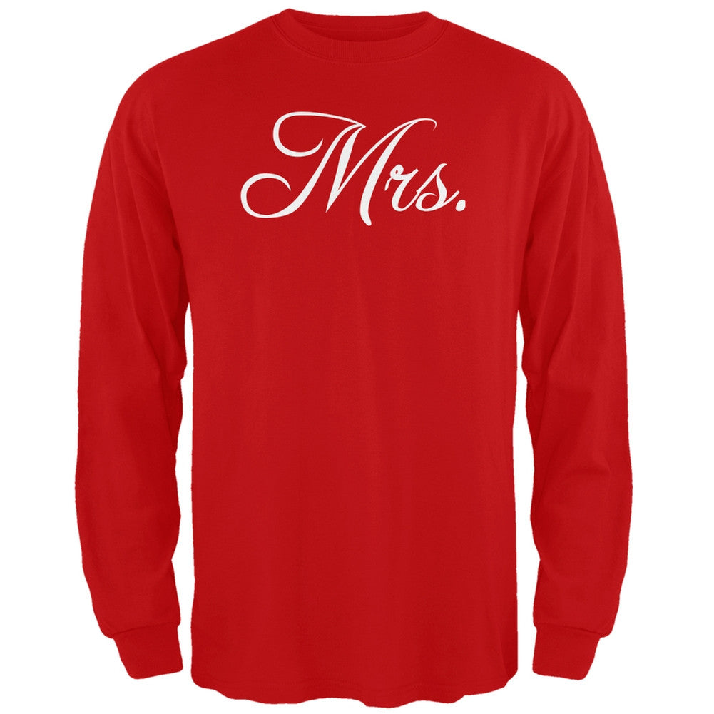 Fancy Mrs. White Adult Long Sleeve T-Shirt Men's Long Sleeves Old Glory   