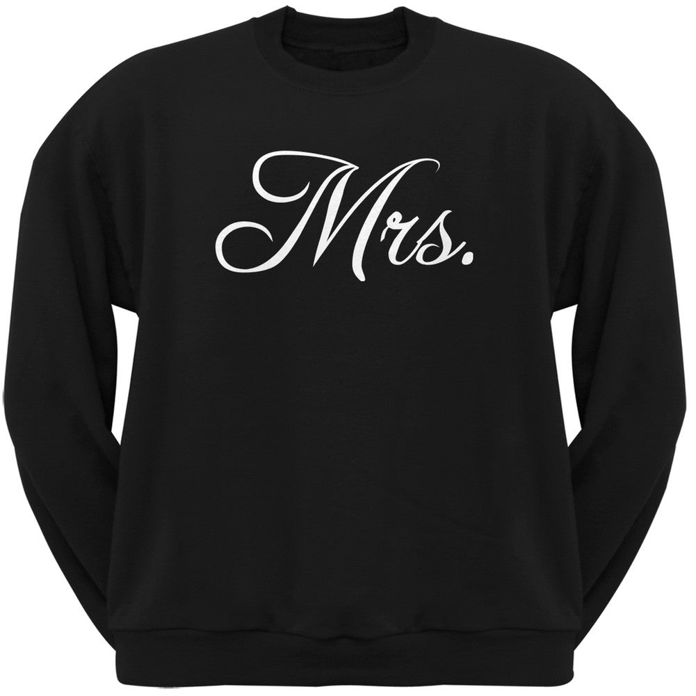 Fancy Mrs. Red Adult Crew Neck Sweatshirt Men's Sweatshirts Old Glory   