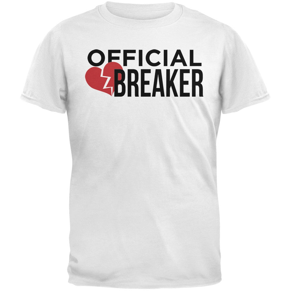 Official Heart Breaker Black Adult T-Shirt Men's T-Shirts Old Glory   