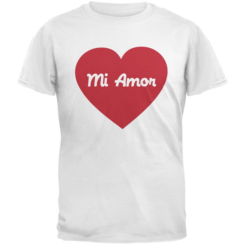 Valentine's Day - Mi Amor Black Adult T-Shirt Men's T-Shirts Old Glory   