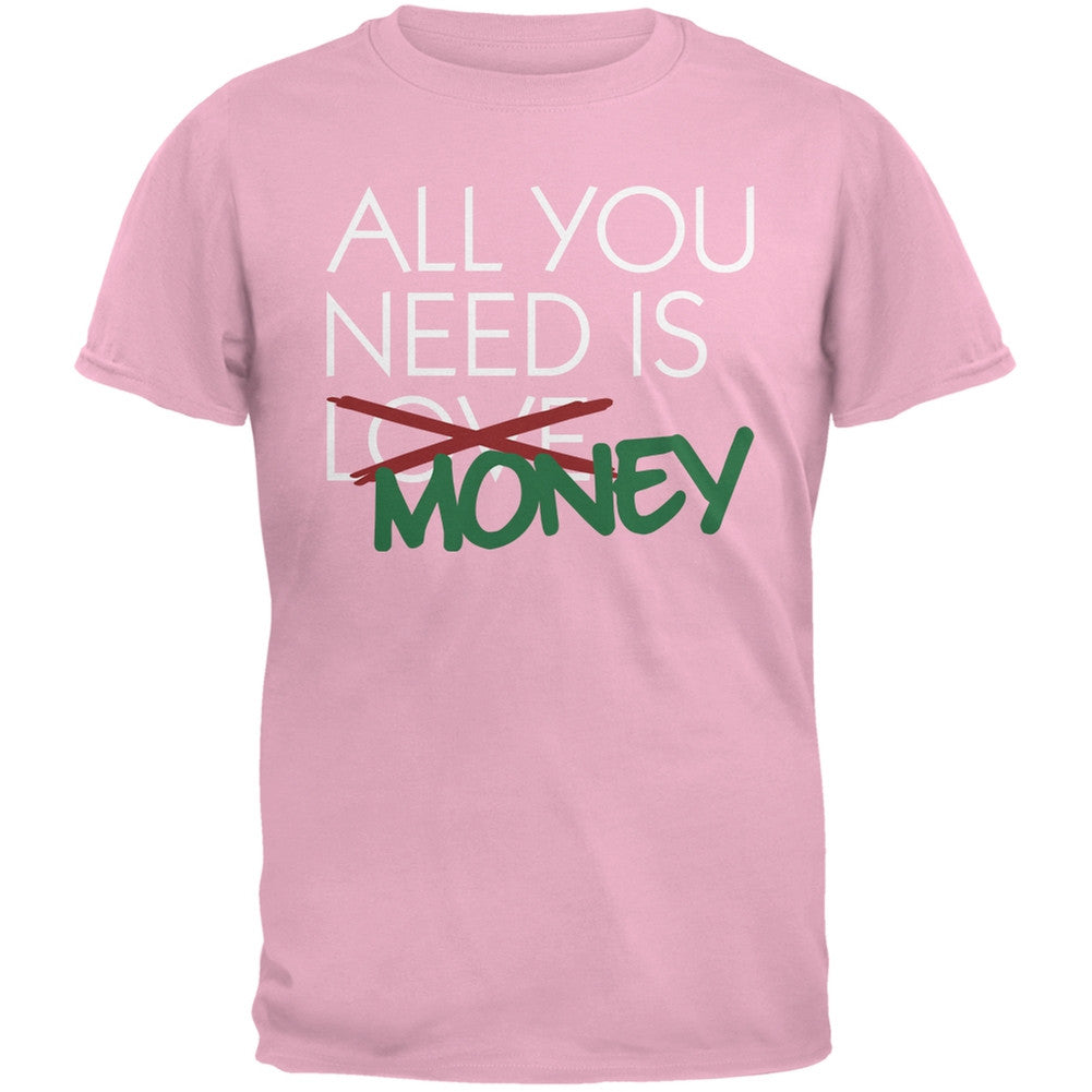 All You Need is Money, Not Love Black Adult T-Shirt Men's T-Shirts Old Glory   