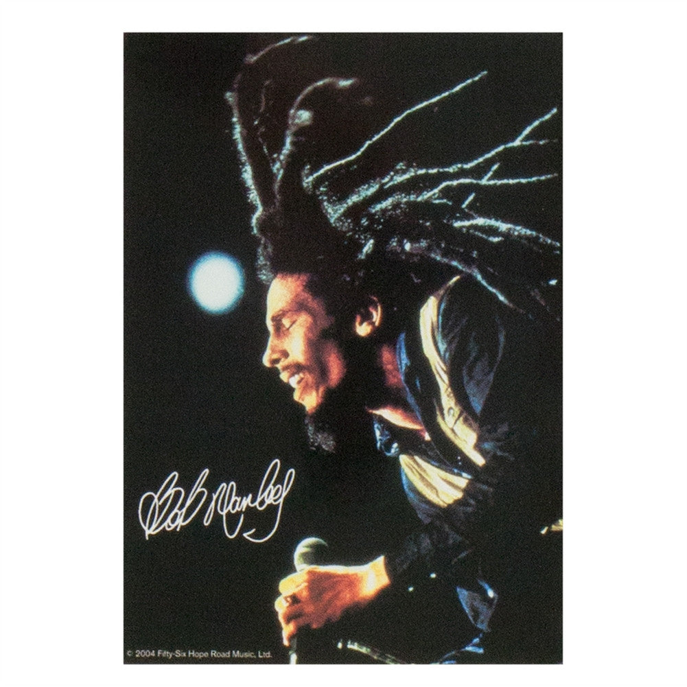 Bob Marley - Portrait Postcard Postcards Old Glory OS Black 