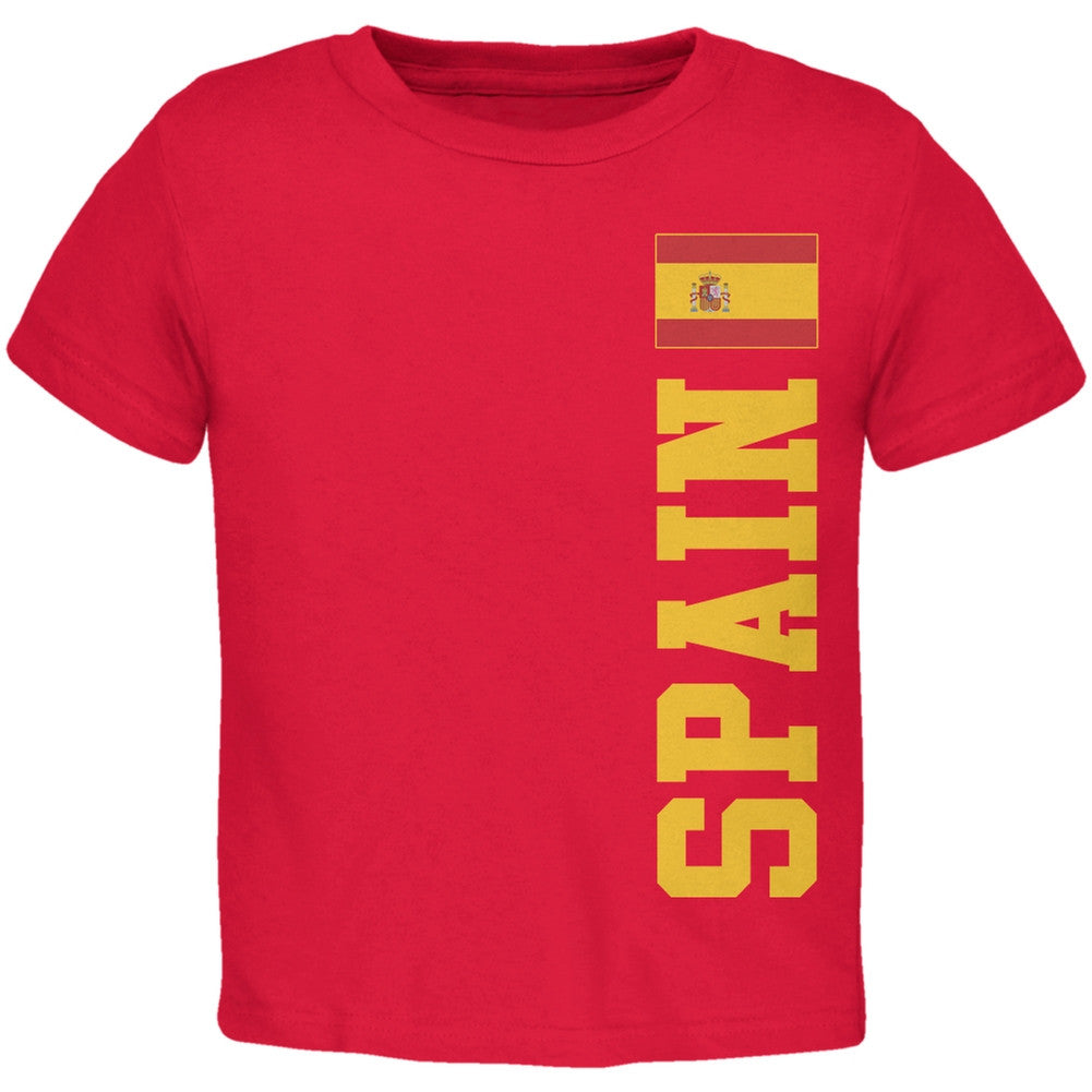 World Cup Spain Red Toddler T-Shirt Toddler T-Shirts FIFA   