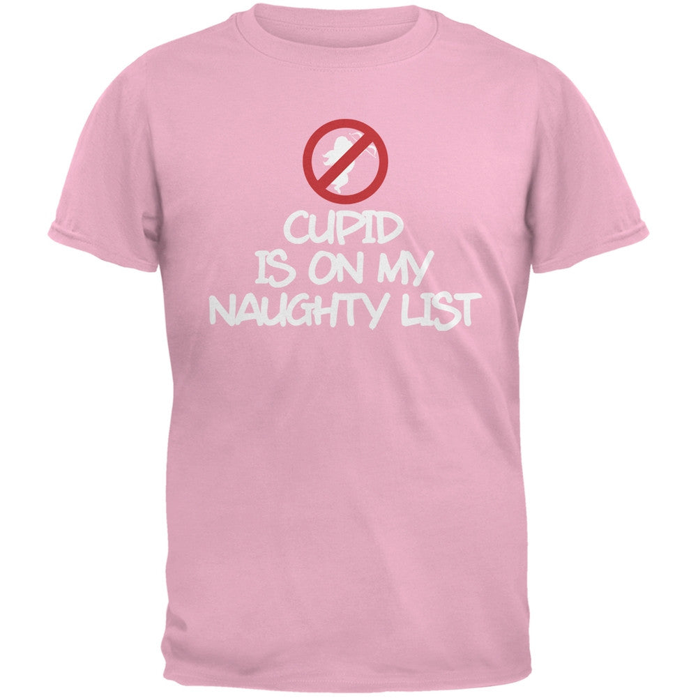 Cupid is on My Naughty List Black Adult T-Shirt Men's T-Shirts Old Glory   