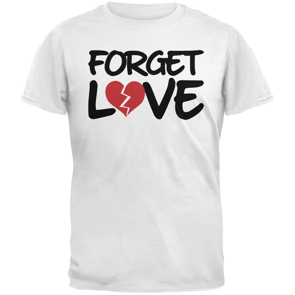 Forget Love Black Adult T-Shirt Men's T-Shirts Old Glory   