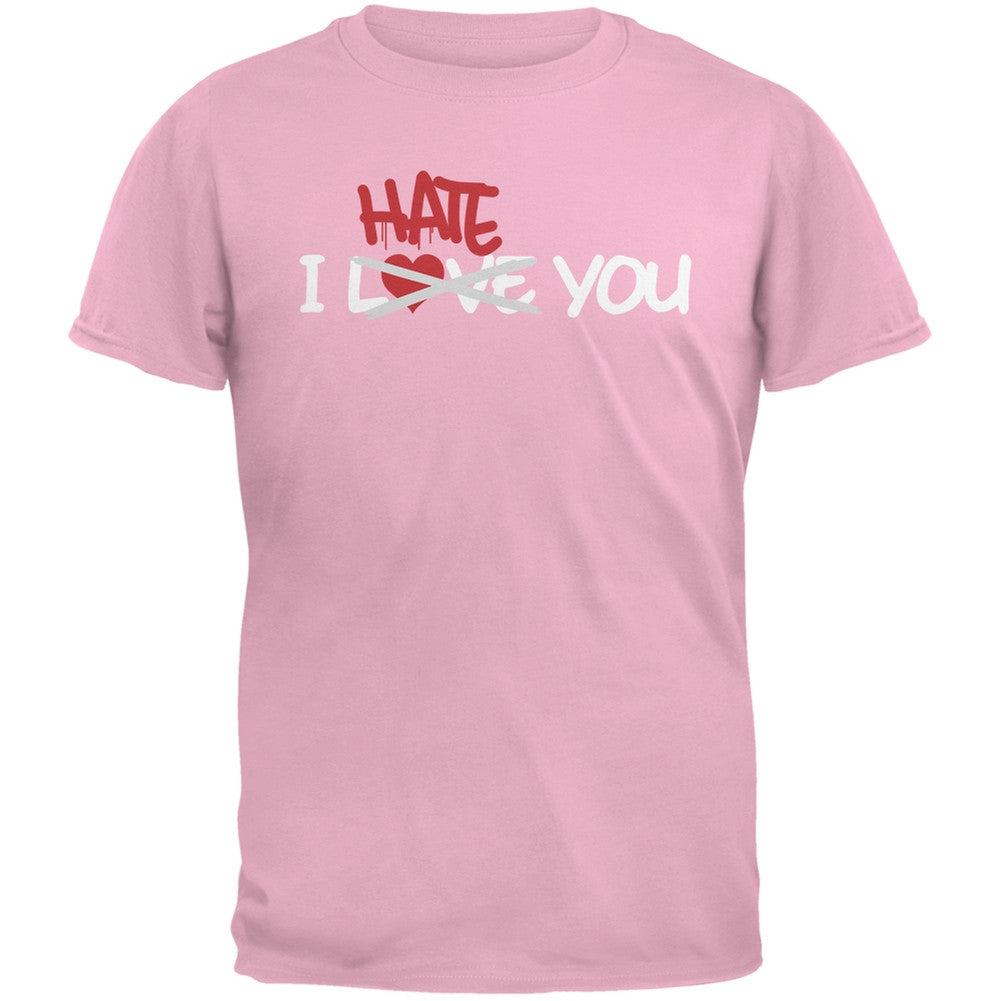 I Hate You Black Adult T-Shirt Men's T-Shirts Old Glory   