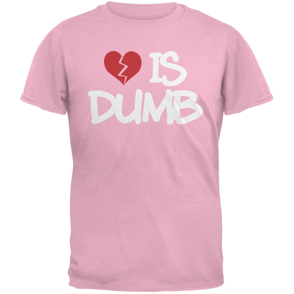 Love is Dumb Black Adult T-Shirt Men's T-Shirts Old Glory   