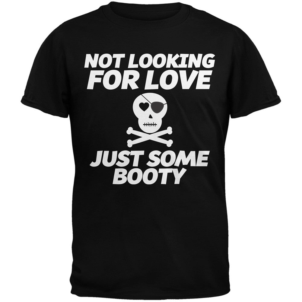 Not Looking for Love Black Adult T-Shirt Men's T-Shirts Old Glory   