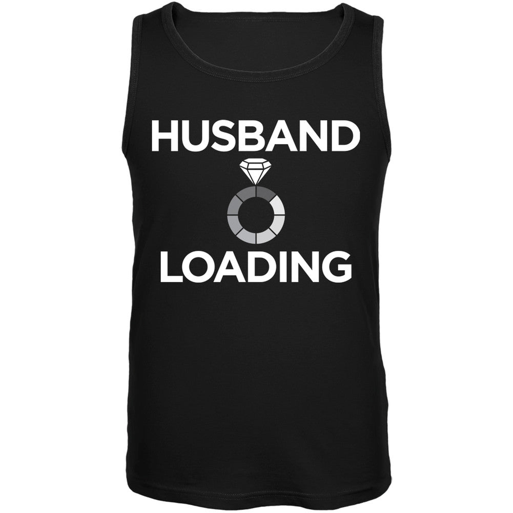 Husband Loading Black Mens Tank Top Men's Tank Tops Old Glory 2XL Black 