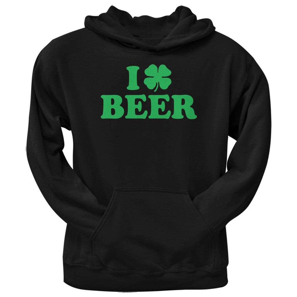 St. Patricks Day - I Shamrock Love Beer Irish Black Adult Pullover Hoodie Men's Hoodies Old Glory 2XL Black 