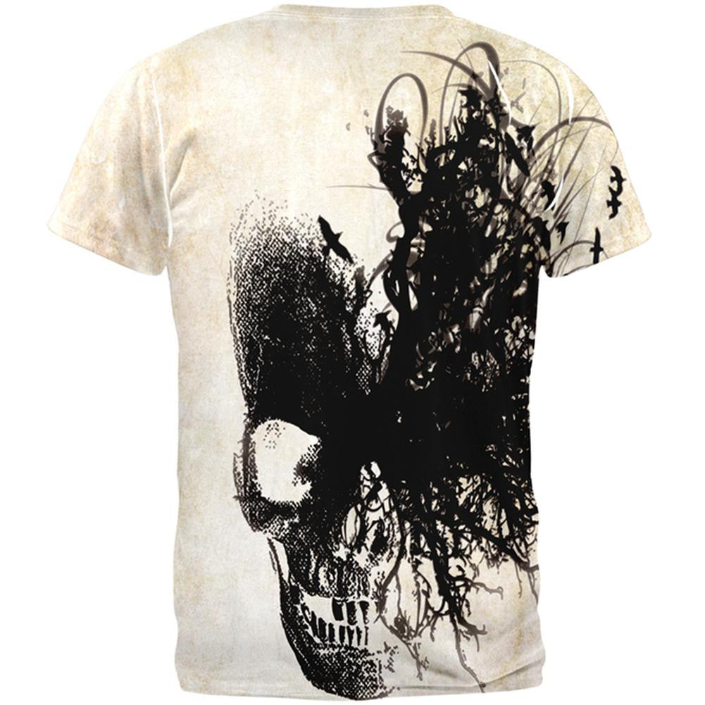 Dreaming Skull Two-Sided All Over T-Shirt Men's T-Shirts Old Glory   