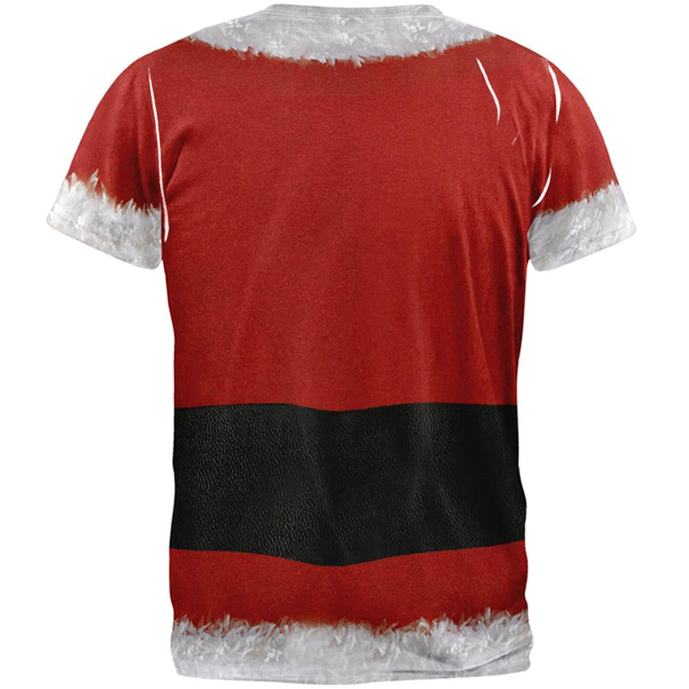 Santa Claus Costume All Over Adult T-Shirt Men's T-Shirts Old Glory   