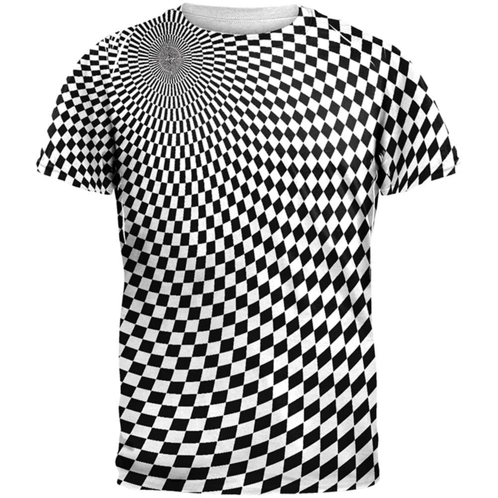 Hypnotic Offset Funny All Over T-Shirt Men's T-Shirts Old Glory 2XL Multi 
