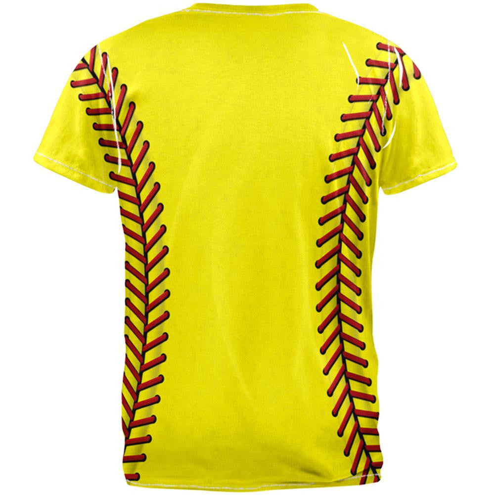 Softball Costume All Over Adult T-Shirt Men's T-Shirts Old Glory   