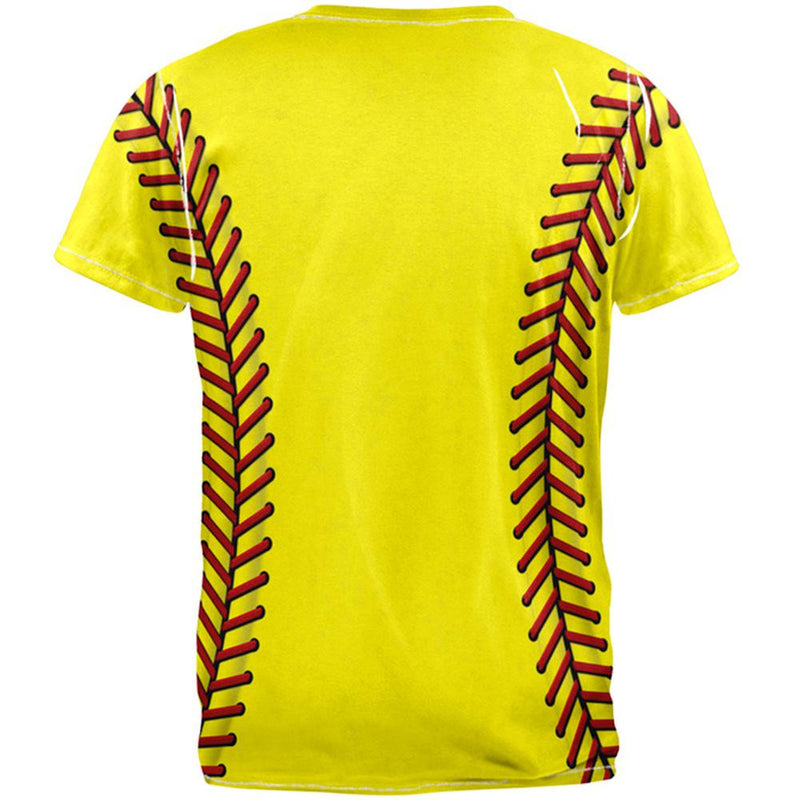 Softball Costume All Over Adult T-Shirt Men's T-Shirts Old Glory   