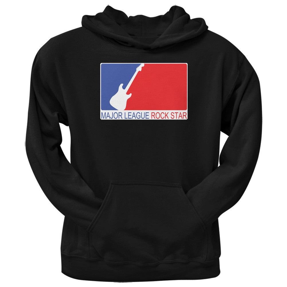 Major League Rock Star Black Adult Pullover Hoodie Men's Hoodies Old Glory   