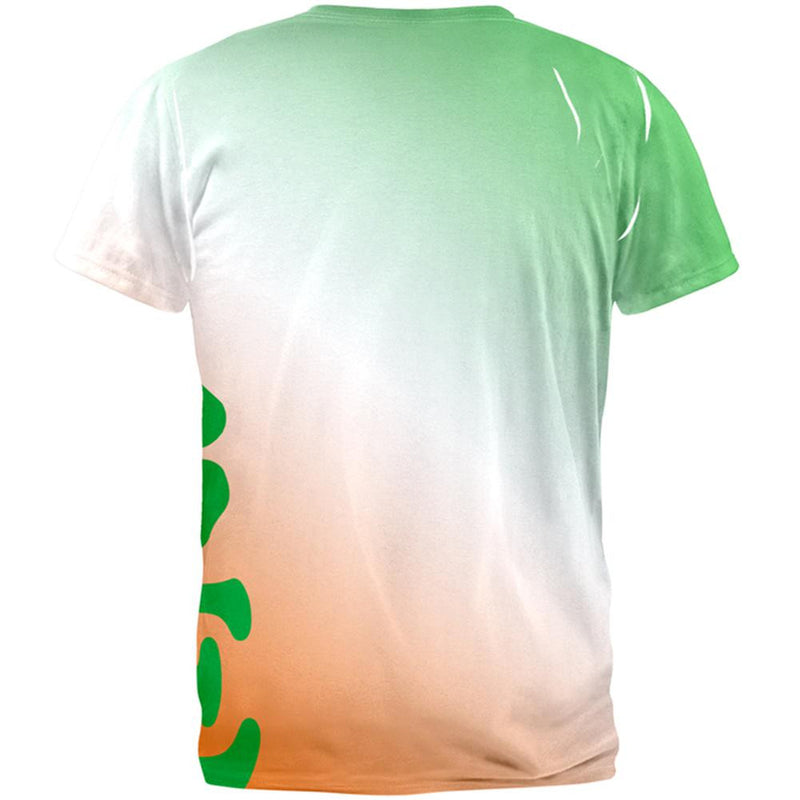 St. Patricks Day - Irish I Shamrock Love Me All Over T-Shirt Men's T-Shirts Old Glory   