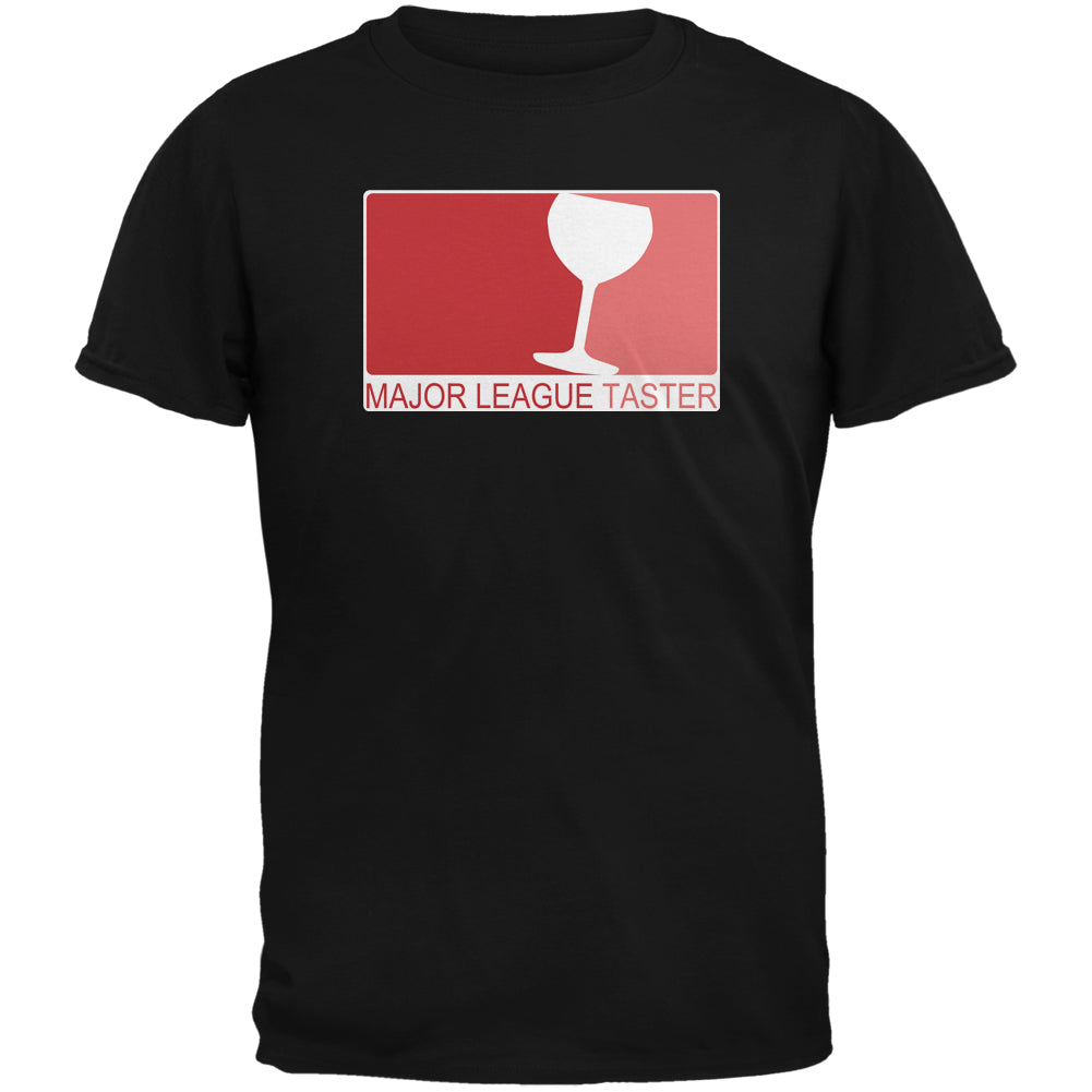 Major League Wine Taster Black Adult T-Shirt Men's T-Shirts global 2XL Black 