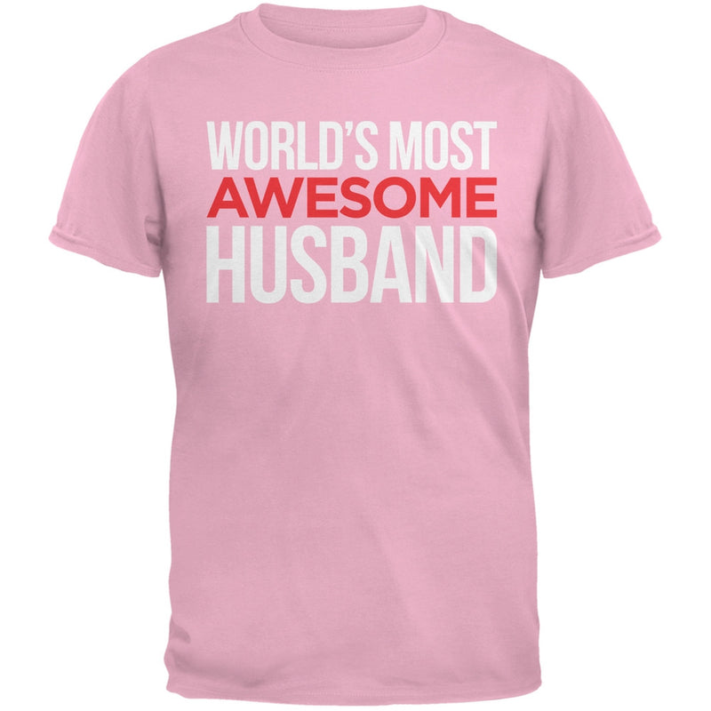 World's Most Awesome Husband Black Mens T-Shirt Men's T-Shirts Old Glory   