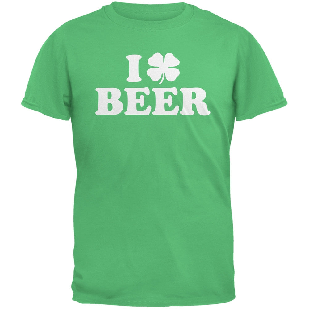 St. Patricks Day - I Shamrock Love Beer Irish Green Adult T-Shirt Men's T-Shirts Old Glory 2XL Green 