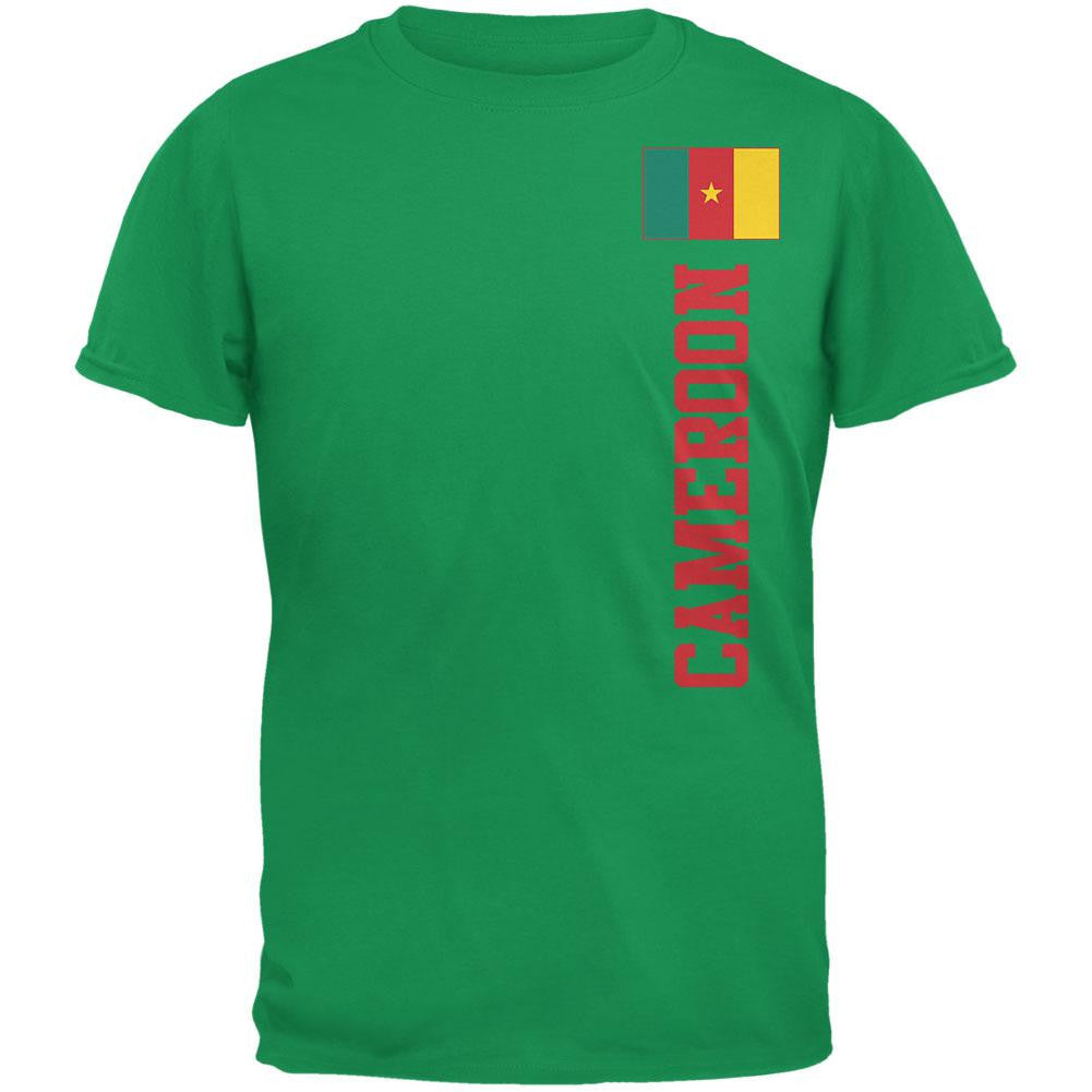 World Cup Cameroon Green Adult T-Shirt Men's T-Shirts FIFA   