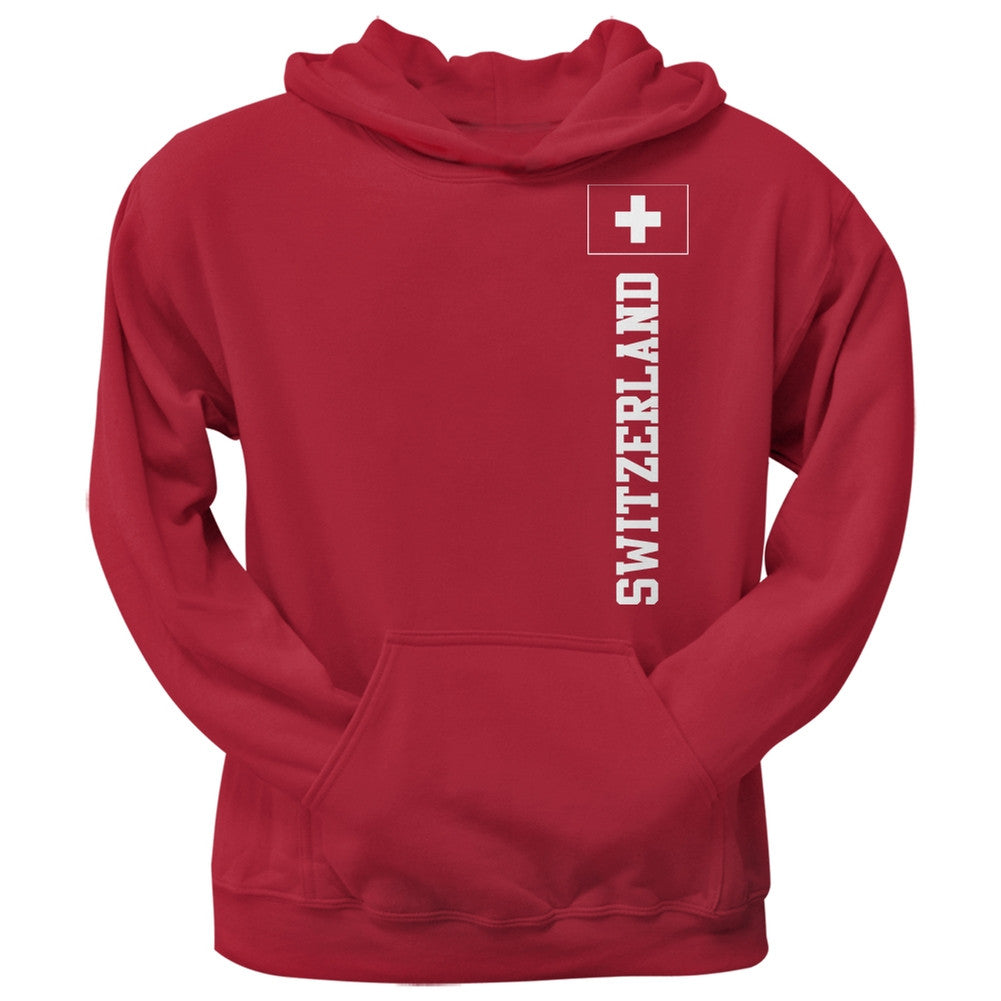 World Cup Switzerland Red Adult Pullover Hoodie Men's Hoodies FIFA 2XL Red 