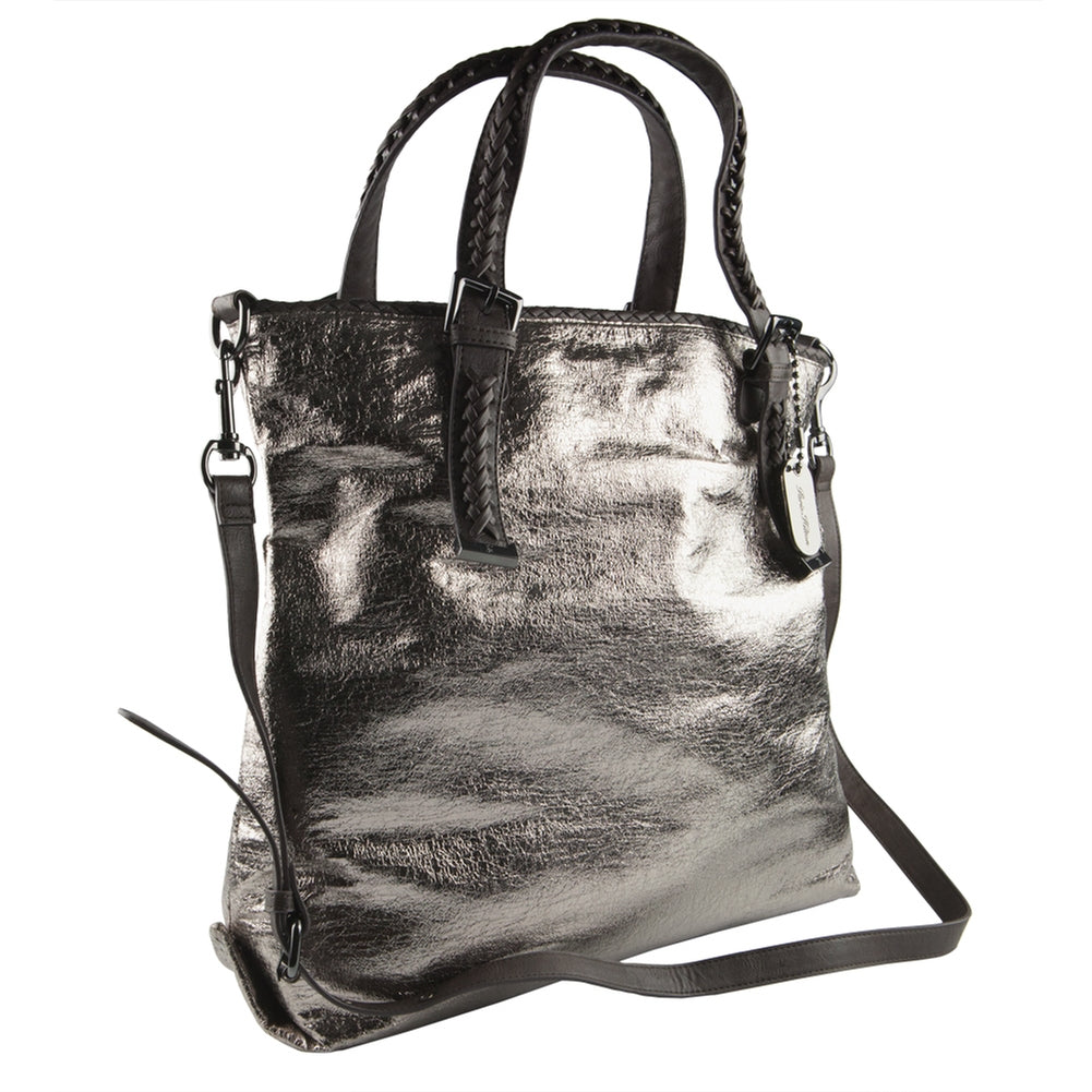 Paris Hilton Handbags - Babe Gun Silver Tall Shoulder Bag 15 x 15 Shoulder bags Old Glory OS Silver 