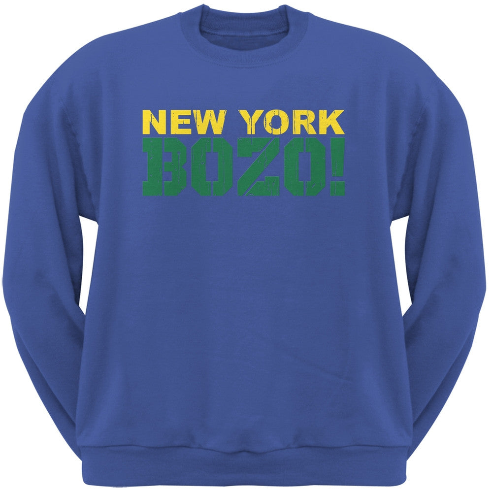 New York Bozo Royal Adult Crewneck Sweatshirt Men's Sweatshirts Old Glory 2XL Blue 