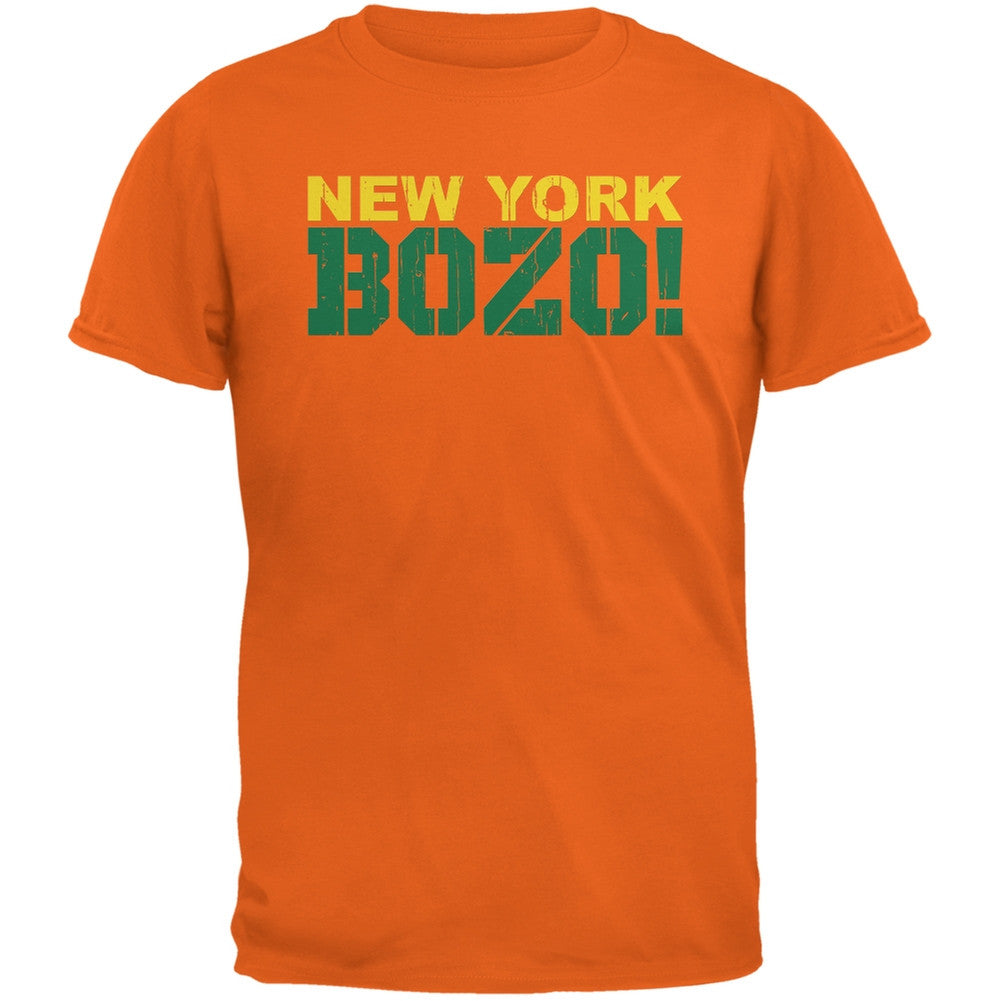 New York Bozo Orange Adult T-Shirt Men's T-Shirts Old Glory 2XL Orange 