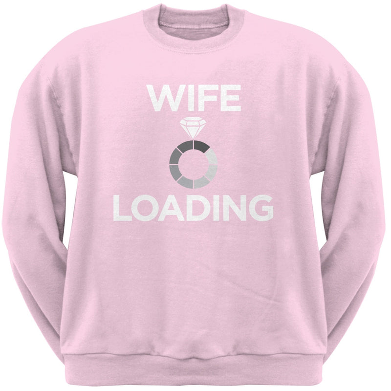 Wife Loading Black Crew Neck Sweatshirt Men's Sweatshirts Old Glory   