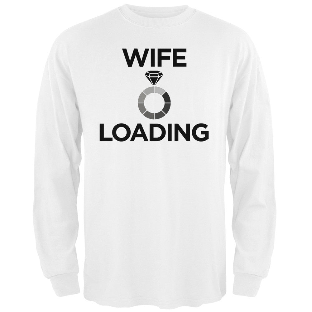 Wife Loading Black Adult Long Sleeve T-Shirt Men's Long Sleeves Old Glory   