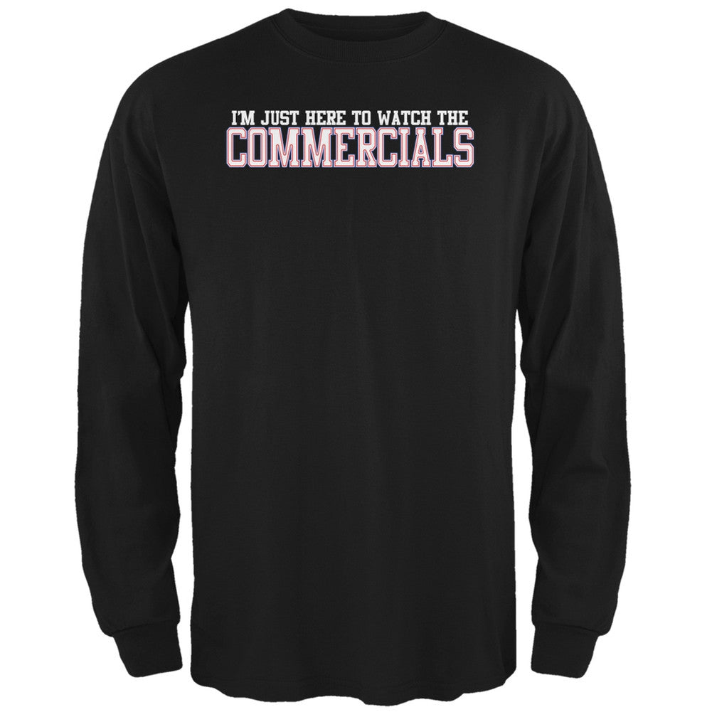 Big Game Commercial Black Adult Long Sleeve T-Shirt Men's Long Sleeves Old Glory 2XL Black 