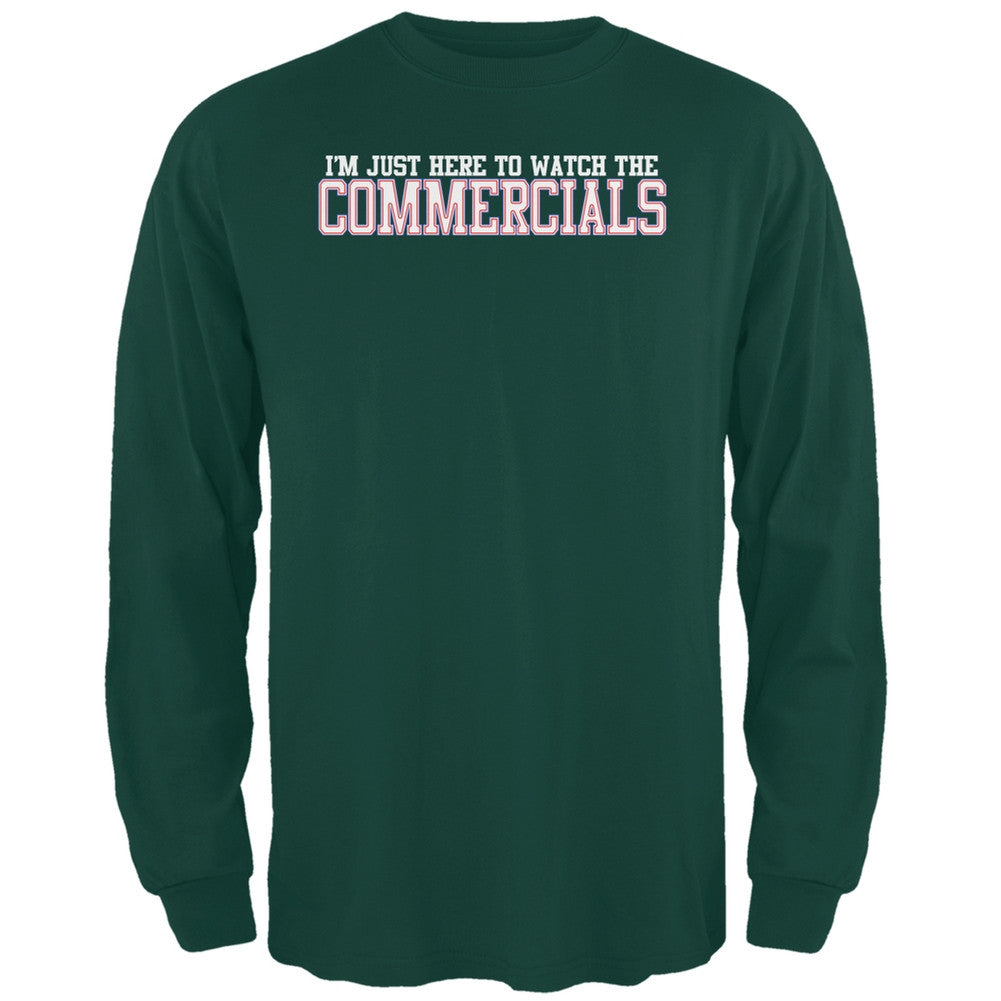 Big Game Commercial Forest Green Adult Long Sleeve T-Shirt Men's Long Sleeves Old Glory 2XL Green 