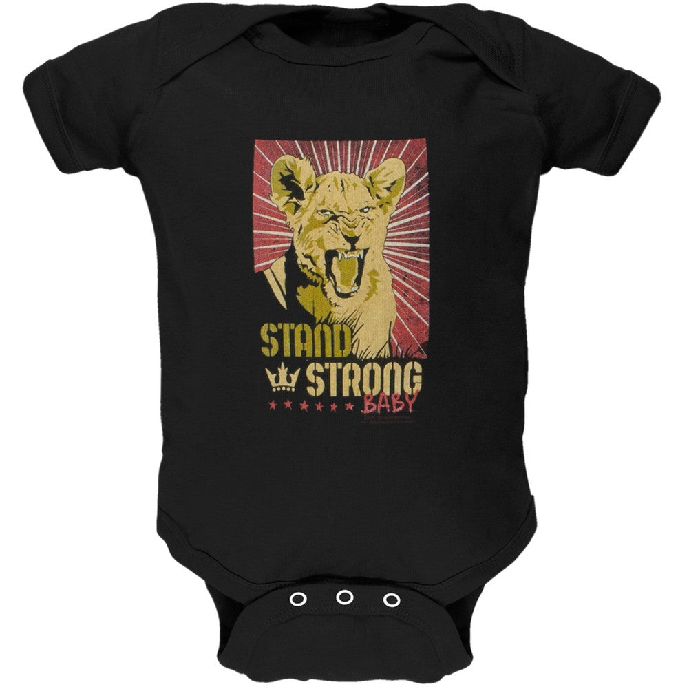 Rastafari - Stand Strong Baby Infant Bodysuit Baby One Piece Old Glory   