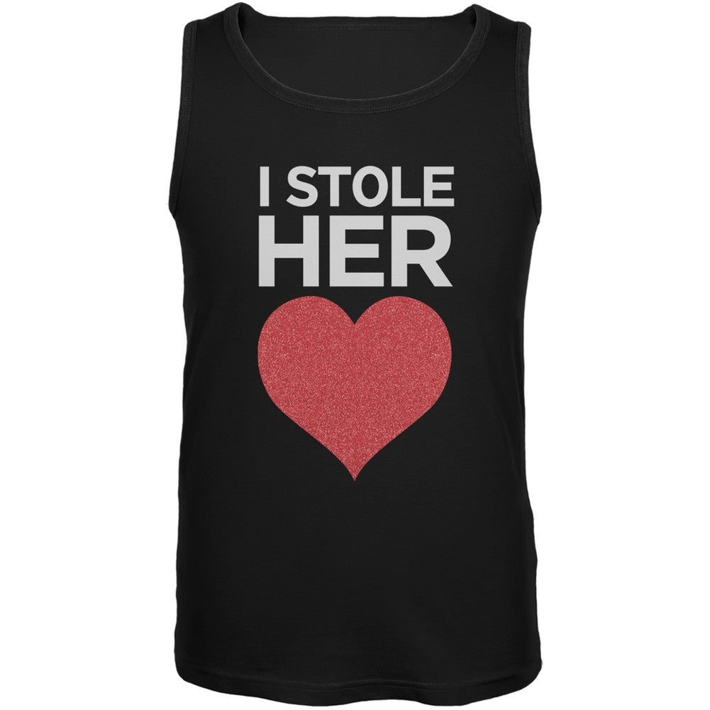 I Stole Her Heart Black Mens Tank Top Men's Tank Tops Old Glory 2XL Black 