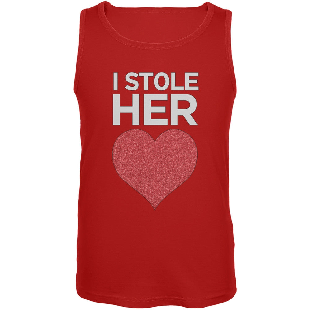I Stole Her Heart Red Mens Tank Top Men's Tank Tops Old Glory 2XL Red 