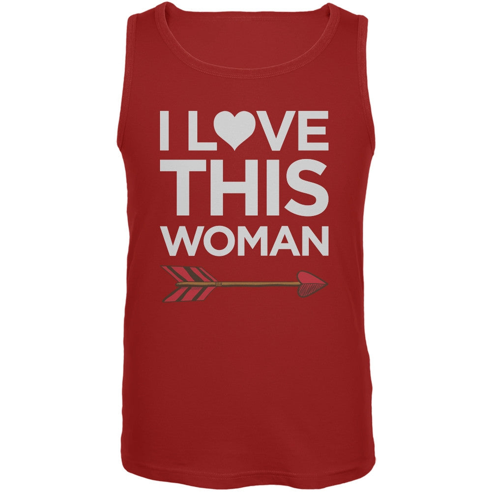 I Love This Woman Red Mens Tank Top Men's Tank Tops Old Glory 2XL Red 